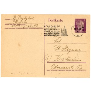 Postcard with a commemorative postmark: Poznań, 1944 (309)