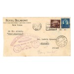 Envelope for an airmail letter from the U.S. to Poland, 1928 (310)