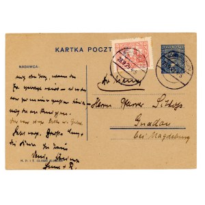 Karta pocztowa wysłana z Górna Grupa 28.9.1929 (325)
