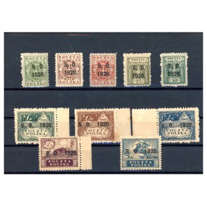 Referendum Postage Stamps, Edition for Cieszyn Silesia, 1920. Uncancelled series (338)
