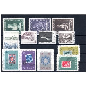Poland, 1959–1960. Set of 13 uncanceled stamps (348)
