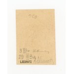 Camp II C - Woldenberg. Camp Post Office - “The Widow,” 1942. Uncanceled 10-f. stamp with a print run of 981 copies. Guarantee and description (491)