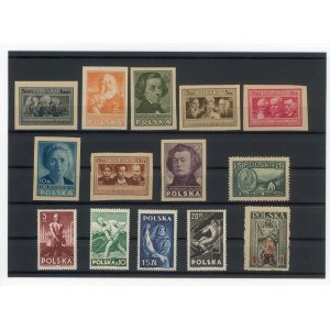 Poland, 1947. Set of 14 unused stamps (509)