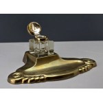 Crystal inkwell for the study - Eneret D.F.A. - First half of the 20th century
