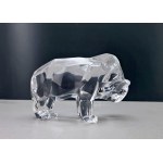 Crystal Cubist Bear Figurine - Nachtmann - Second Half of the 20th Century