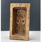 Old wooden butter mold - first half of the 20th century