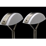 Para industrialnych lamp stołowych z manufaktury Peters Design - Niemcy II poł. XX w.