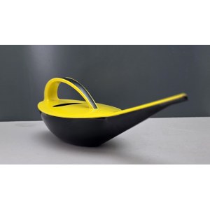 The iconic Gondel plastic watering can, designed by K. Kunis—1960s