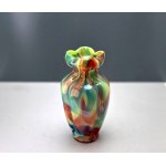 Collectible multicolored Murano glass vase - Italy - second half of the 20th century