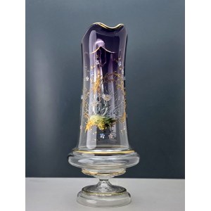 Antique hand-painted Art Nouveau-style jug—first half of the 20th century