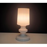 Glass lamp designed by Ivan Jakes, Osvětlovací Sklo Valašské Meziříčí, 1970s