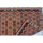 Hand-woven kilim rug with geometric patterns — Turkey, 1960s