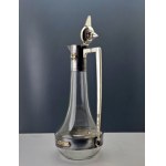 WMF - Antique Art Nouveau glass wine carafe - Germany, ca. 1900 [ART NOUVEAU]
