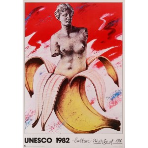 proj. Rafał OLBIŃSKI (ur. 1943), UNESCO - Culture - Privilege of All, 1982