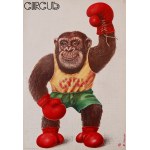by Rafał OLBIŃSKI (b. 1943), CIRCUS - The Boxer Monkey, 1981
