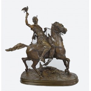 Pierre-Jules MENE (1810-1879), Sokolnik arabski na koniu