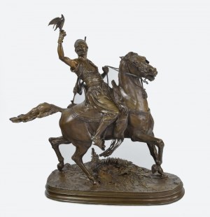 Pierre-Jules MENE (1810-1879), Sokolnik arabski na koniu