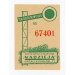 Promotional coupon from the Nadzieja lottery outlet, Lviv (126)