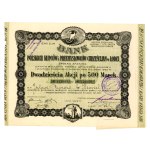 Bank of Polish Christian Merchants and Industrialists in Łódź, 20 x 500 mkp, 1923, Issue V (132)