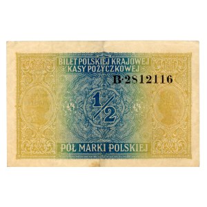 GG, 1/2 mkp 1916 B, General (155)