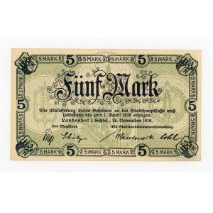 Kamienna Góra/Landeshut, 5 marks, 1918 (181)
