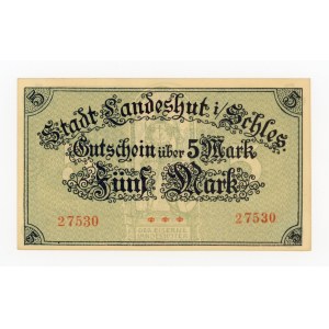 Kamienna Góra/Landeshut, 5 marks, 1918 (181)
