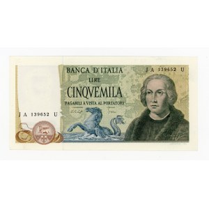 Italy, 5,000 lire, 1977 (205)