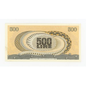 Italie, 500 lires, 1966 (207)