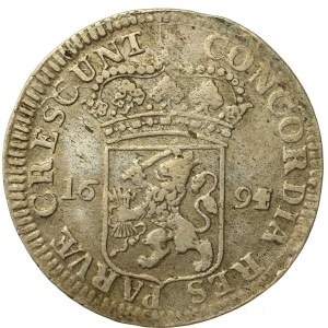 Holandsko, strieborný dukát z roku 1694 (503)