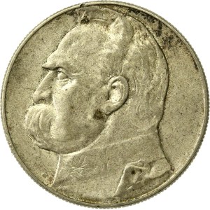 Second Polish Republic, 10 zlotych, 1936, Piłsudski (510)