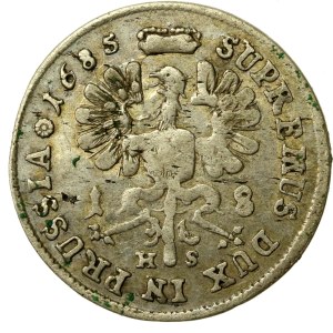 Duchy of Prussia, Frederick William I, Ort 1685 HS, Königsberg (521)