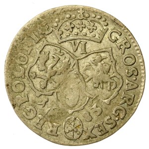 Jan III Sobieski, 1683 TLB Six-Reichsthaler, Bydgoszcz (531)