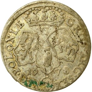 Jan III Sobieski, Szóstak 1678, Bydgoszcz—Leliwa in an oval shield (543)