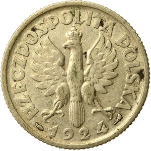 Second Polish Republic, 1 zloty, 1924, The Reaper (547)