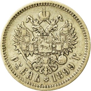 Russie, Nicolas II, rouble de 1899 (559)