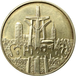 Third Republic of Poland, 100,000 zlotys, 1990, Solidarity. Type C (565)