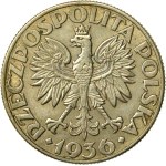 Second Polish Republic, 5 zlotych, 1936, Sailing Ship (566)