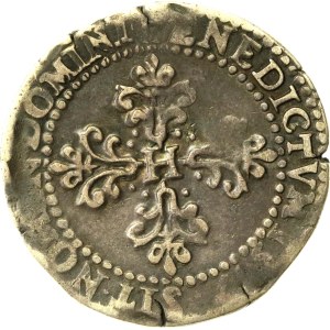 Henry III of Valois, 1/2 franc, B, Rouen (569)