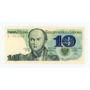 Volksrepublik Polen, 10 Złoty 1982 B (462)