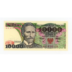 People's Republic of Poland, 10,000 zlotys, 1988 AU (465)