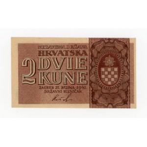 Chorvatsko, 2 kuny 1942 (231)