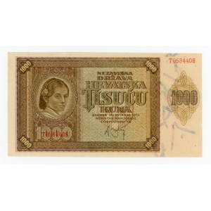Chorvatsko, 1 000 kun, 1941 (234)