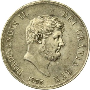 Taliansko, Sicílske kráľovstvo, Ferdinand II., 120 granov, 1855 (597)