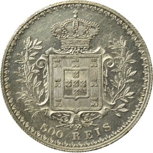 Portugal, Charles Ier, 500 réaux, 1898 (608)
