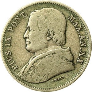 Vatikán (Cirkevný štát), 20 baiocchi, 1865, Rím (620)