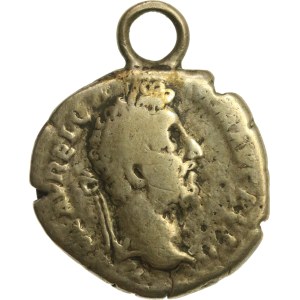 Römisches Reich, Marcus Aurelius (161–180 n. Chr.), Denar (672)