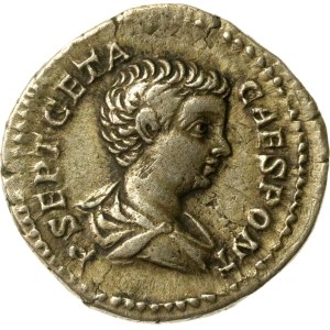 Roman Empire, Geta (209–212 CE), Denarius (710)