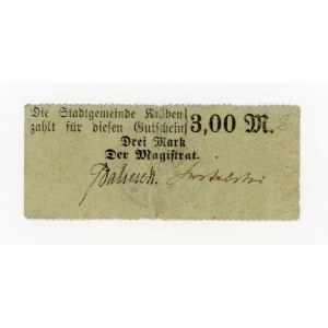 Krobia/Kröben, 3 marks (1914) (295)