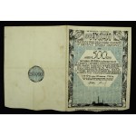 Krosno Spinning and Weaving Works, S.A., 100x500 marks, 1923, Issue IV (348)
