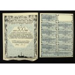 Krosno Spinning and Weaving Works, S.A., 1x500 marks, 1923, Issue V (350)